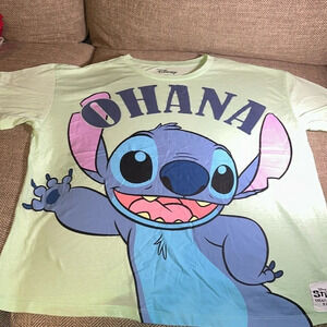 DISNEY STITCH OHANA TSHIRT SHORT SLEEVE SIZE 2XL WOMENS